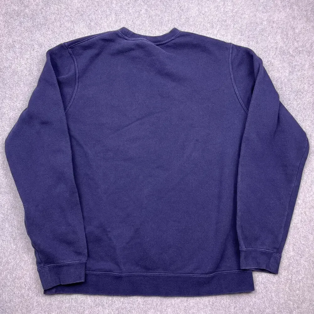 nike sweatshirt blue crew neck long sleeve mens medium